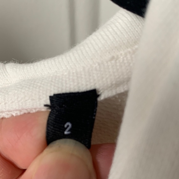 Kooples X Sport Orange and White Hoodie - Picture 3 of 12